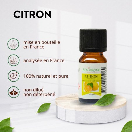 Huiles Essentielles Citron - 10 ml