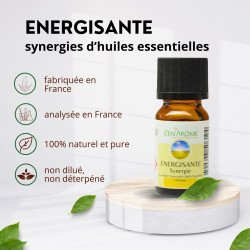 Synergie d'huiles essentielles Energisante - 10 ml