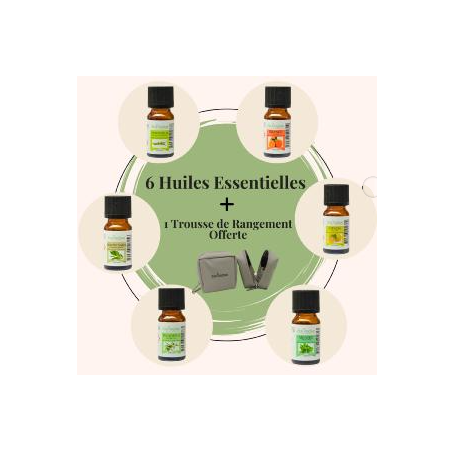 Huile essentielle naturelle pour diffusion ou massage, usage bien-être et aromathérapie