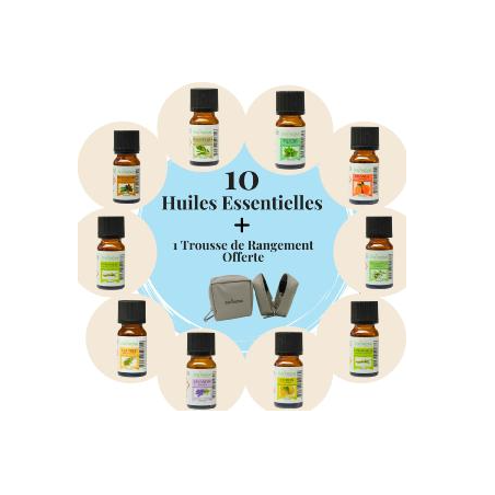 Huile essentielle naturelle pour diffusion ou massage, usage bien-être et aromathérapie