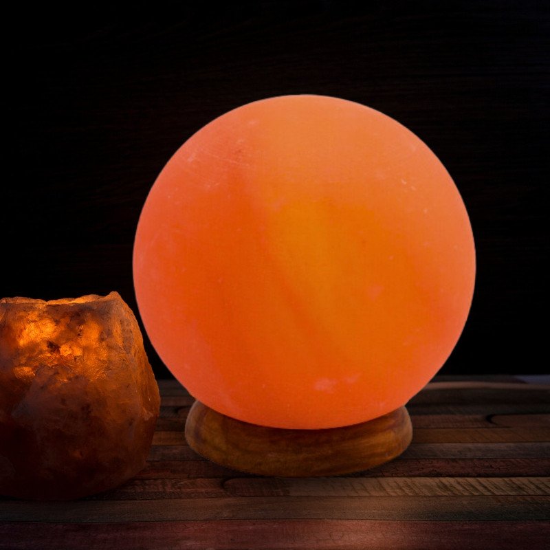 Lampe de sel de l’Himalaya décorative et relaxante pour améliorer l’ambiance intérieure