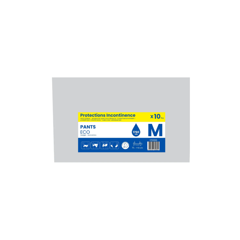 Couches-culottes de protection économiques – Couches jetables à haute absorption M–XL  6x10