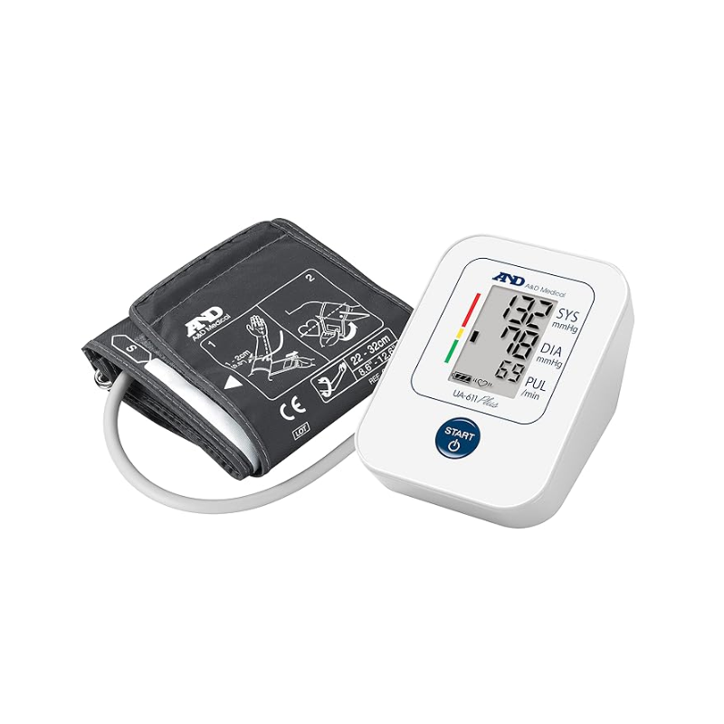 Tensiomètre au bras électronique précis pour mesurer la tension artérielle à domicile ou en cabinet