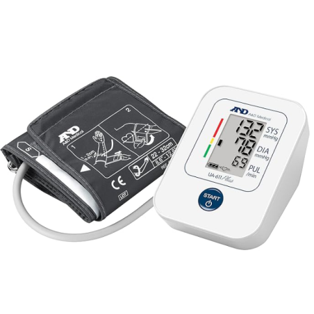 Tensiomètre au bras électronique précis pour mesurer la tension artérielle à domicile ou en cabinet