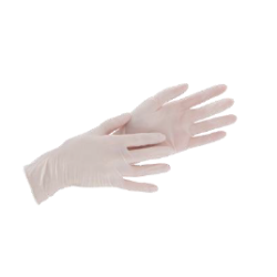 Gants d’examen latex non poudrés