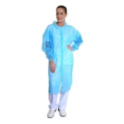 Blouse jetable médicale pour protection hygiénique du personnel
