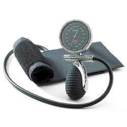 Tensiomètre manuel professionnel avec poire et manomètre pour mesure précise de la tension