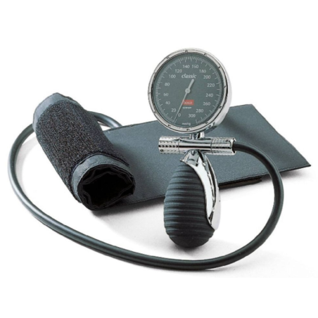 Tensiomètre manuel professionnel avec poire et manomètre pour mesure précise de la tension