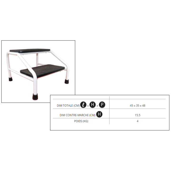 Marche Pied 2 marches