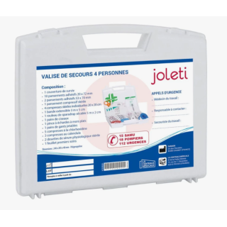 Valise de secours JOLETI 4 personnes