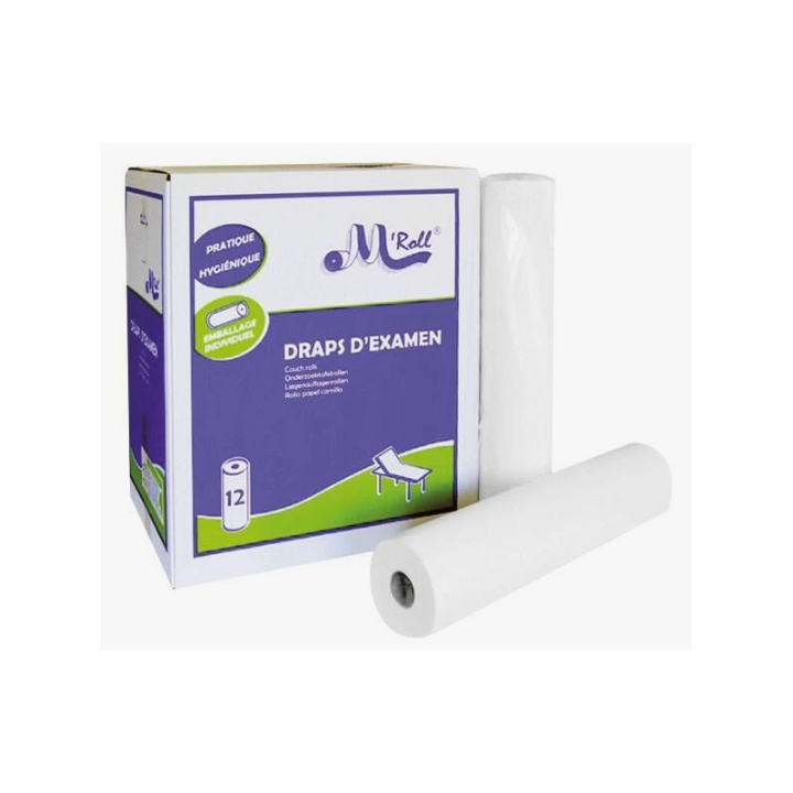 Drap d'examen pure pâte