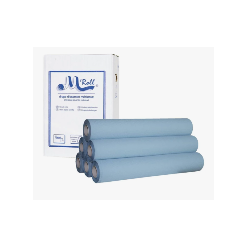 Draps d'examen ouaté plastifié