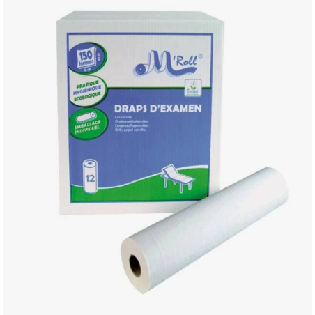 Drap d’examen médical jetable pour hygiène et confort du patient