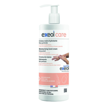 Crème pour mains hydratante et protectrice après lavage ou désinfection