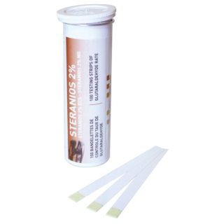 1 tube de 100 bandelettes de contrôle pour STERANIOS 2%
