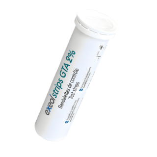 1 tube de 100 bandelettes test pour EXEOL GTA 2 %