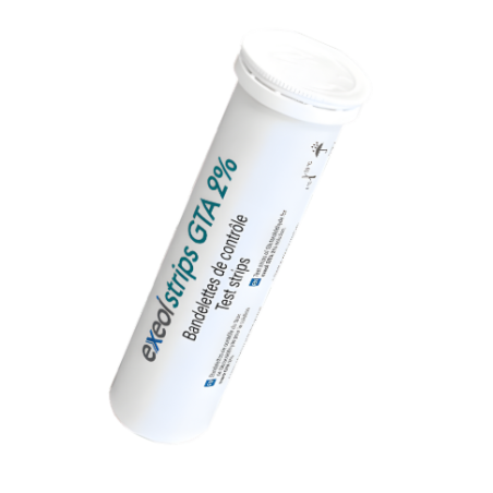 1 tube de 100 bandelettes test pour EXEOL GTA 2 %