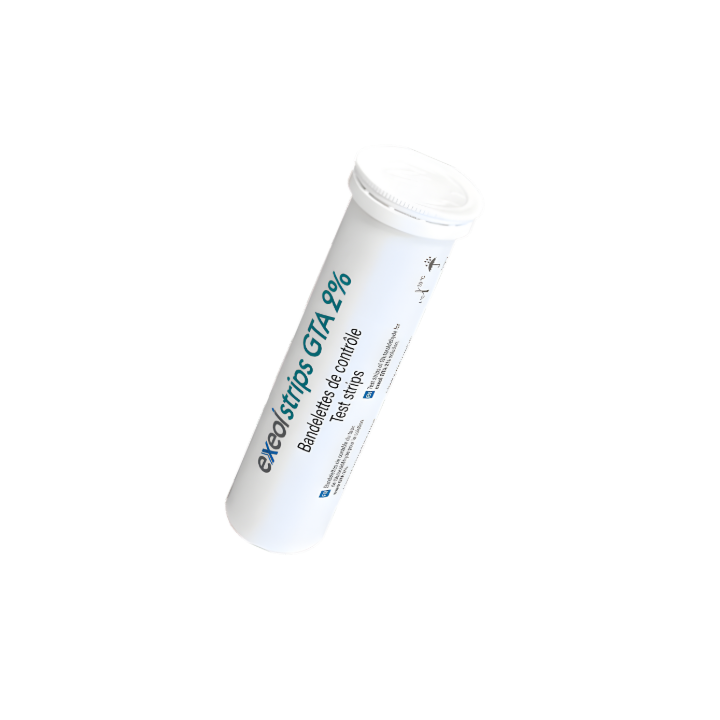 1 tube de 100 bandelettes test pour EXEOL GTA 2 %