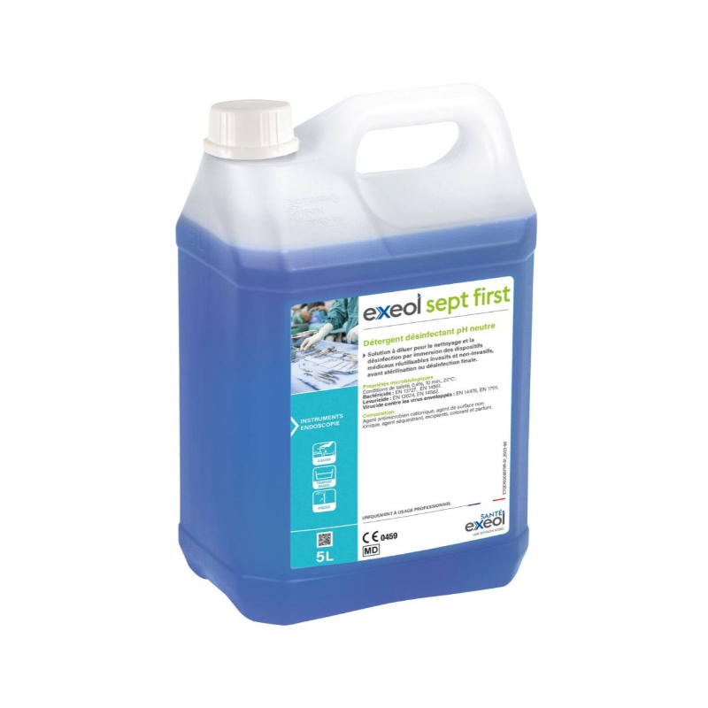 Détergent désinfectant pH neutre EXEOL SEPT FIRST