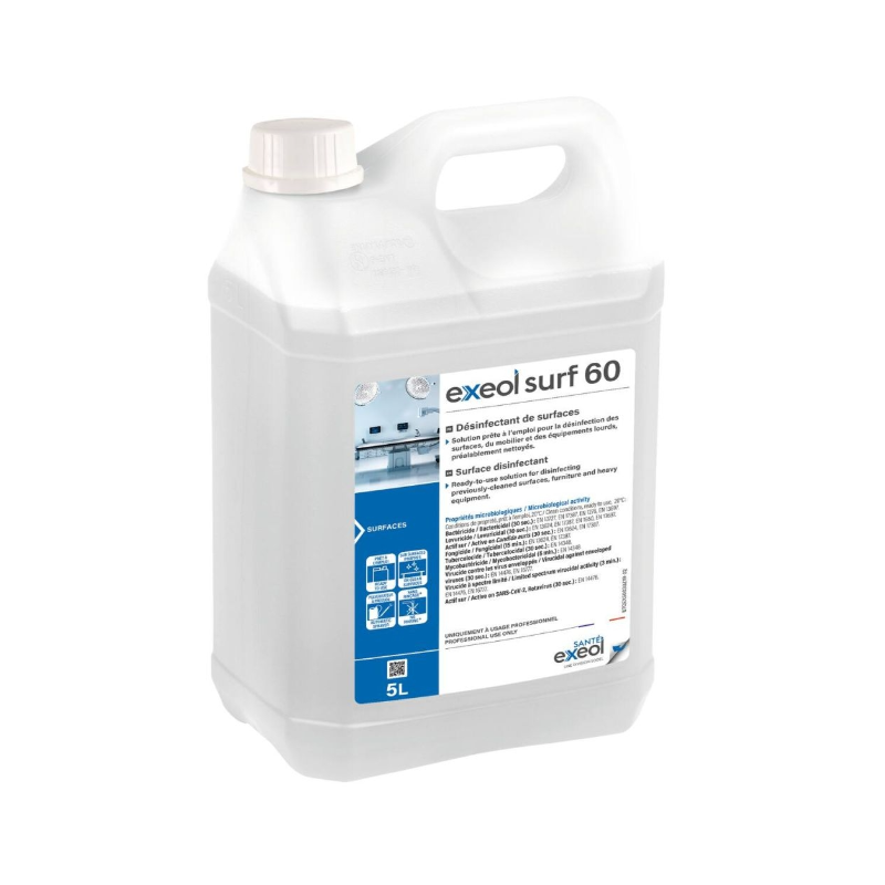 Désinfectant de surfaces EXEOL SURF 60