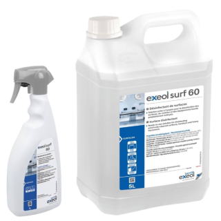 Désinfectant de surfaces EXEOL SURF 60