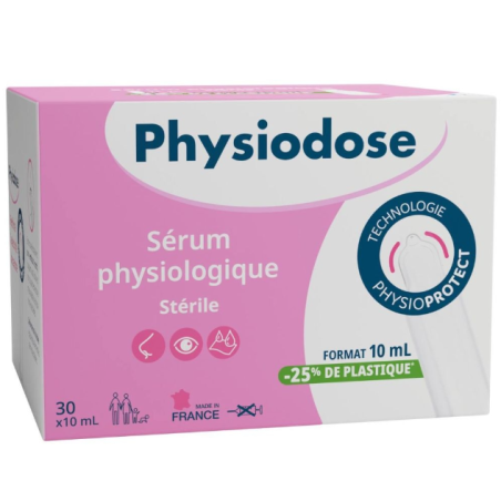 Sérum physiologique stérile pour soins oculaires, nasaux et médicaux