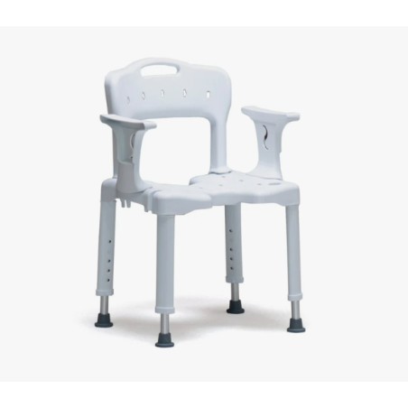 Siège de douche confortable et stable pour senior ou personne à mobilité réduite