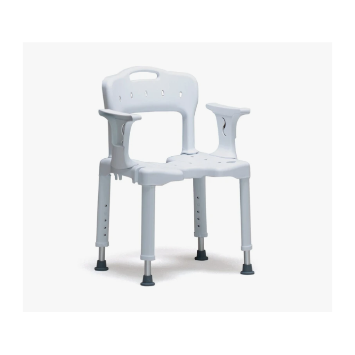 Siège de douche à ouverture hygiénique envin