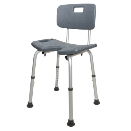 Siège de douche confortable et stable pour senior ou personne à mobilité réduite