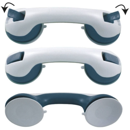 Barres d’appui murales robustes pour salle de bain ou toilettes, sécurité et stabilité