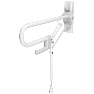 Barre d'appui rabattable avec pied