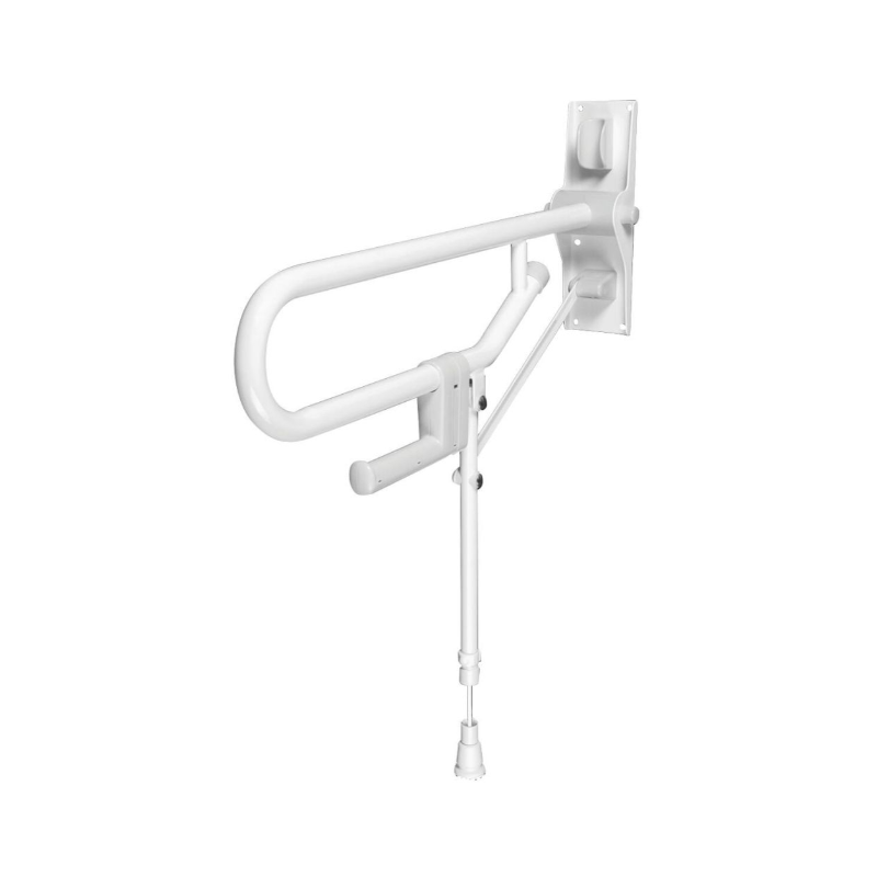 Barre d'appui rabattable avec pied