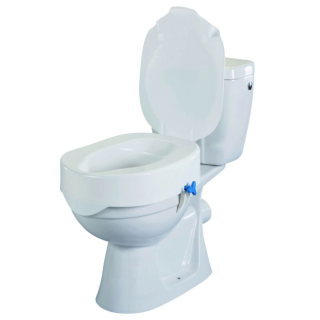 Réhausse-WC en polypropylène avec couvercle