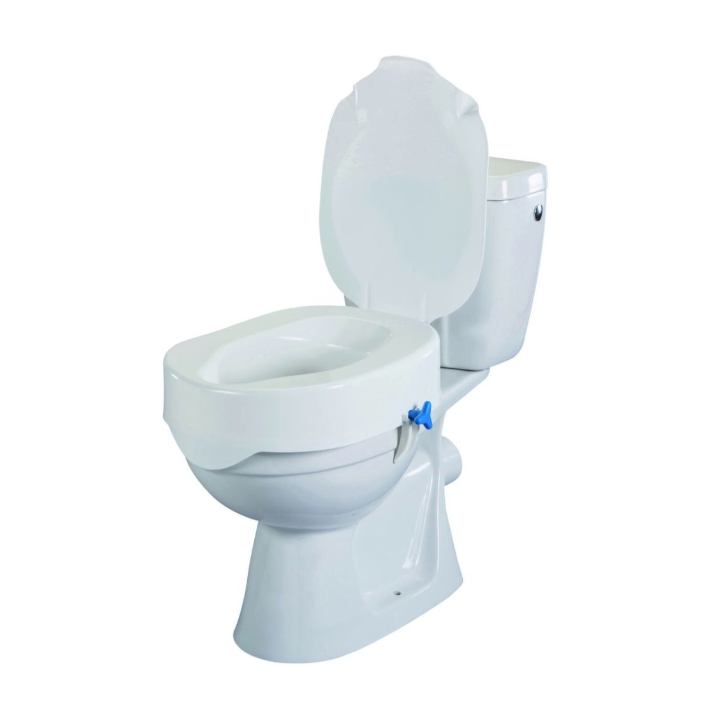 Réhausse-WC en polypropylène avec couvercle