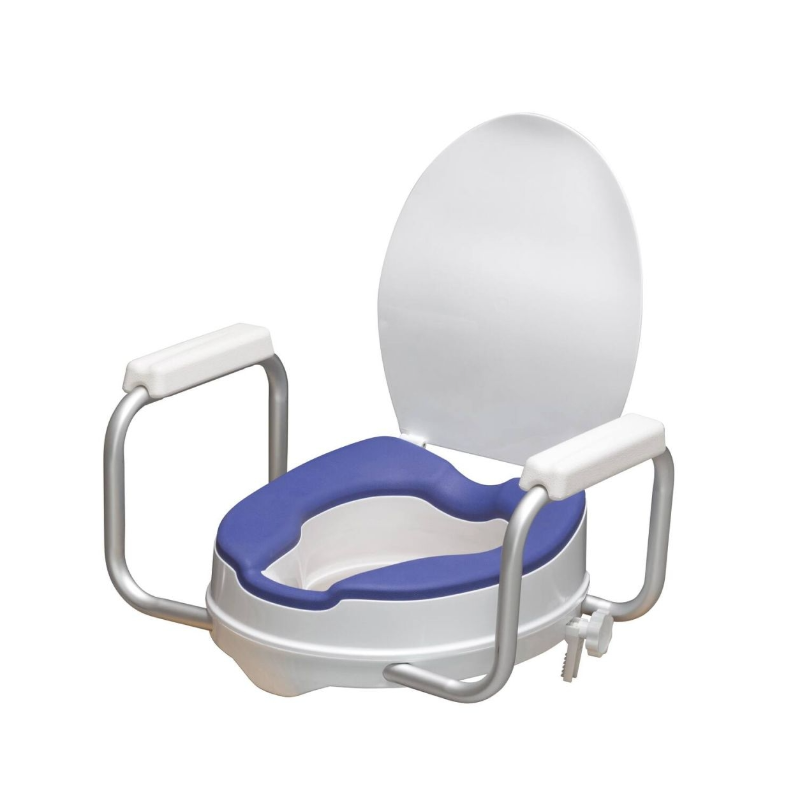 Réhausse WC avec accoudoirs