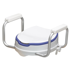 Réhausse WC avec accoudoirs