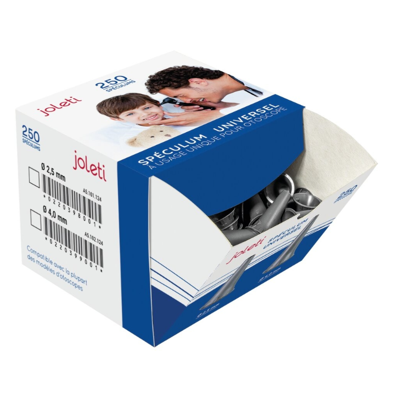 Spéculums auriculaires à usage unique JOLETI