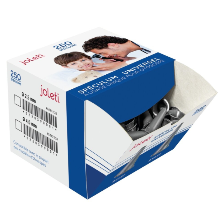 Spéculums auriculaires à usage unique JOLETI