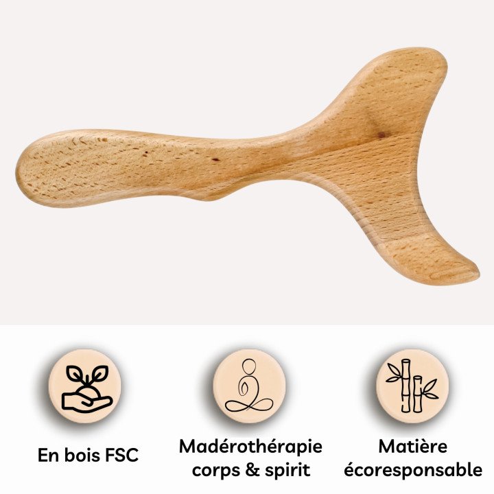 massage ciblé et efficace sur le dos, les bras, les jambes, les flancs, le visage ainsi que la taille