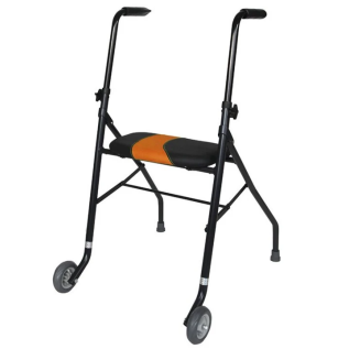 Déambulateur et rollator ergonomique pour seniors, avec roues et assise pratique