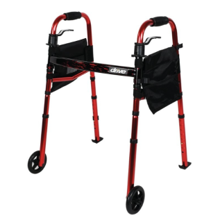 Déambulateur et rollator ergonomique pour seniors, avec roues et assise pratique