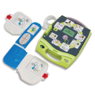 Défibrillateur et matériel de réanimation pour urgence médicale en établissement ou domicile