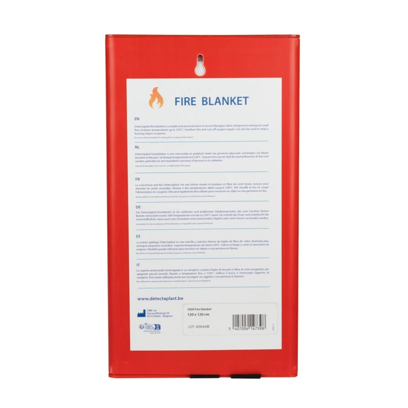 Couverture anti-feu 120x120 cm - Protection incendie Couverture anti-feu 120x120 cm - Protection incendie