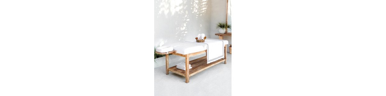 Table de massage professionnelle et confortable pour soins et relaxation