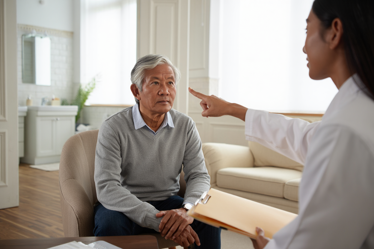 Consultation d'adaptation du logement avec ergothérapeute