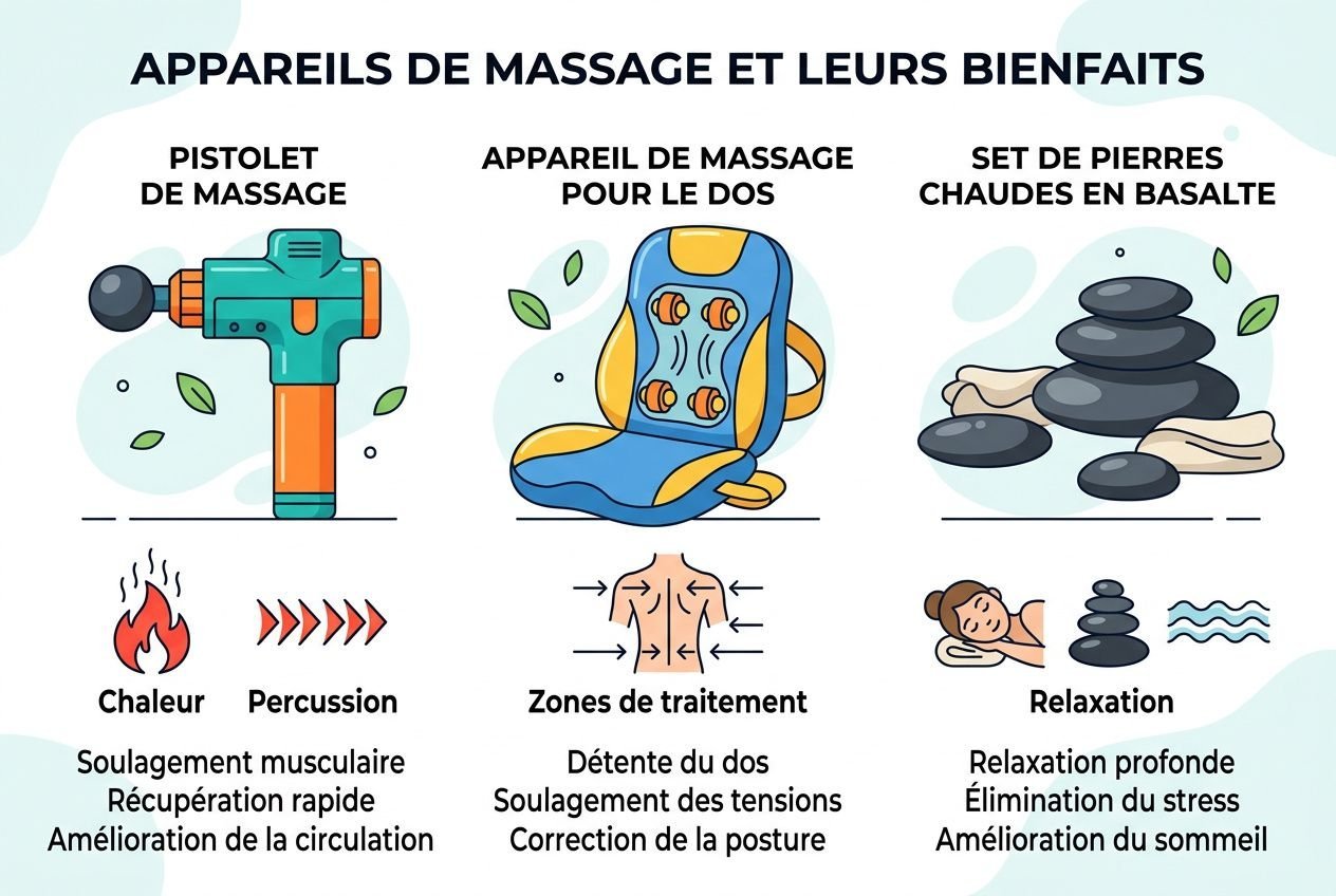 Types d'appareils de massage pour la santé